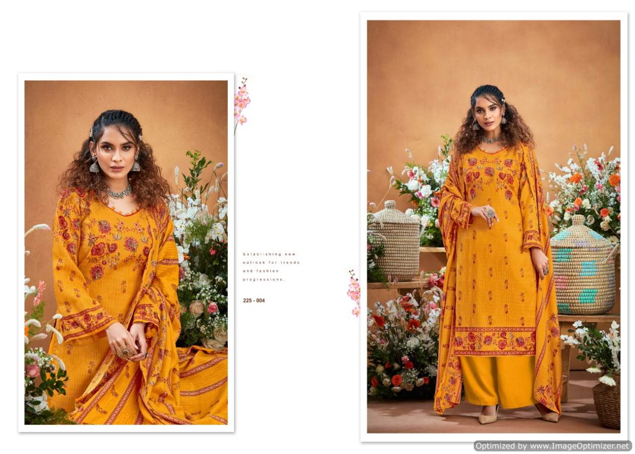 Zulfat Winter Beauty Pure Pashmina Designer Party Wear Dress Material